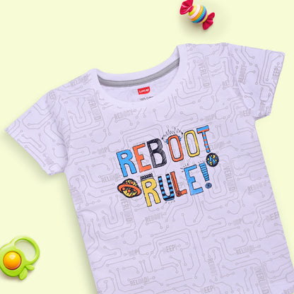 Boys Cotton H/S T-Shirt Co-Ord Set