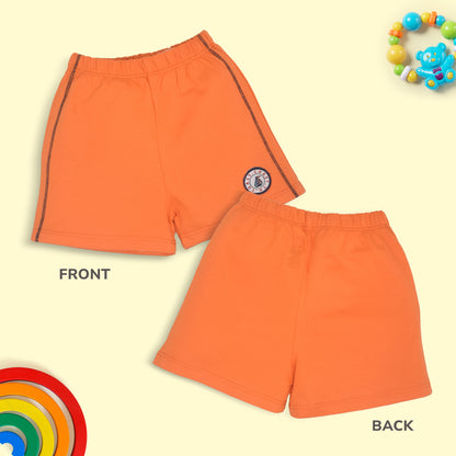 Baby Boys & Baby Girls Pack Of 5 Regular Shorts 100% Cotton