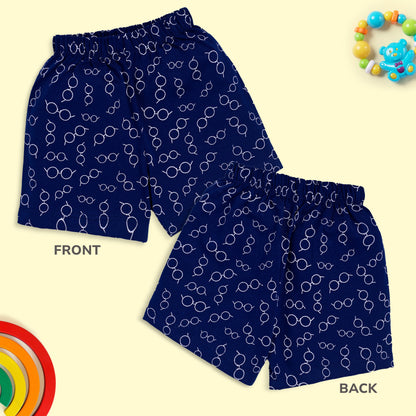 Baby Boys & Baby Girls Pack Of 5 Regular Shorts 100% Cotton