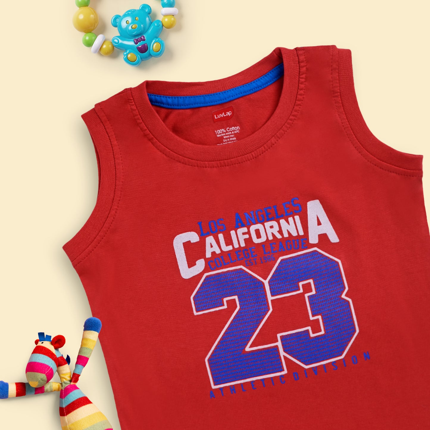 Baby Boys Pack Of 3 Sleeveless Tank Top & Shorts Set 100% Cotton, M (3 to 6 Months)