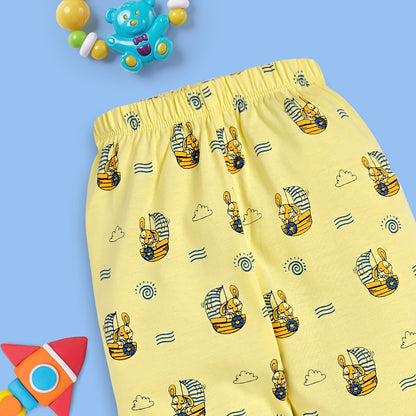 Baby Boys & Baby Girls Pack Of 3 Pyjama 100% Cotton