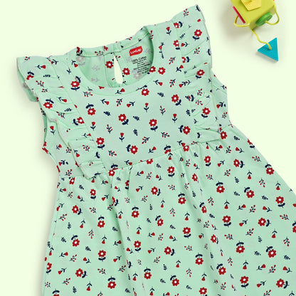 Baby Girls Pack Of 3 Sleeveless Frock 100% Cotton