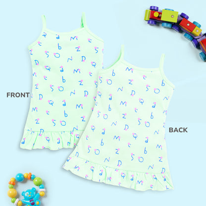 Baby Girls Pack Of 3 Sleeveless Frock 100% Cotton