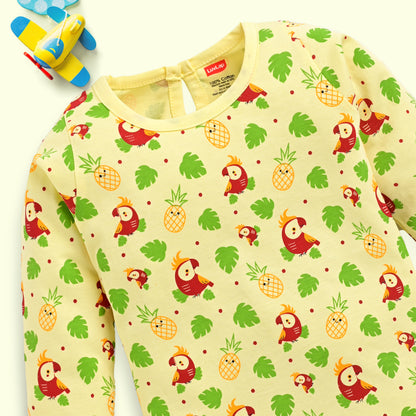 Baby Girls Pack Of 4 Full Sleeve Top 100% Cotton