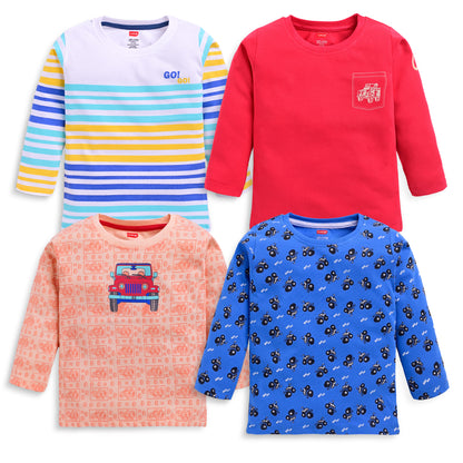 Cartoon Regular Fit F/S Boys T-Shirt-PO4