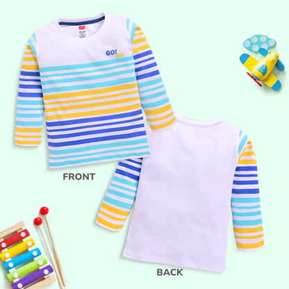 Cartoon Regular Fit F/S Boys T-Shirt-PO4