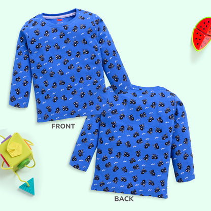 Cartoon Regular Fit F/S Boys T-Shirt-PO4