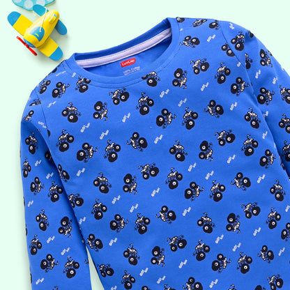 Cartoon Regular Fit F/S Boys T-Shirt-PO4