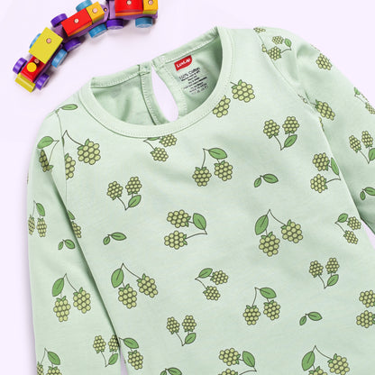 Cartoon Regular Fit F/S Girls Top