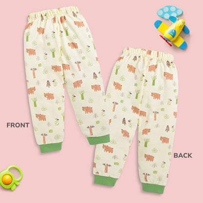 Baby Boys & Baby Girls Pack Of 3 Pyjama 100% Cotton