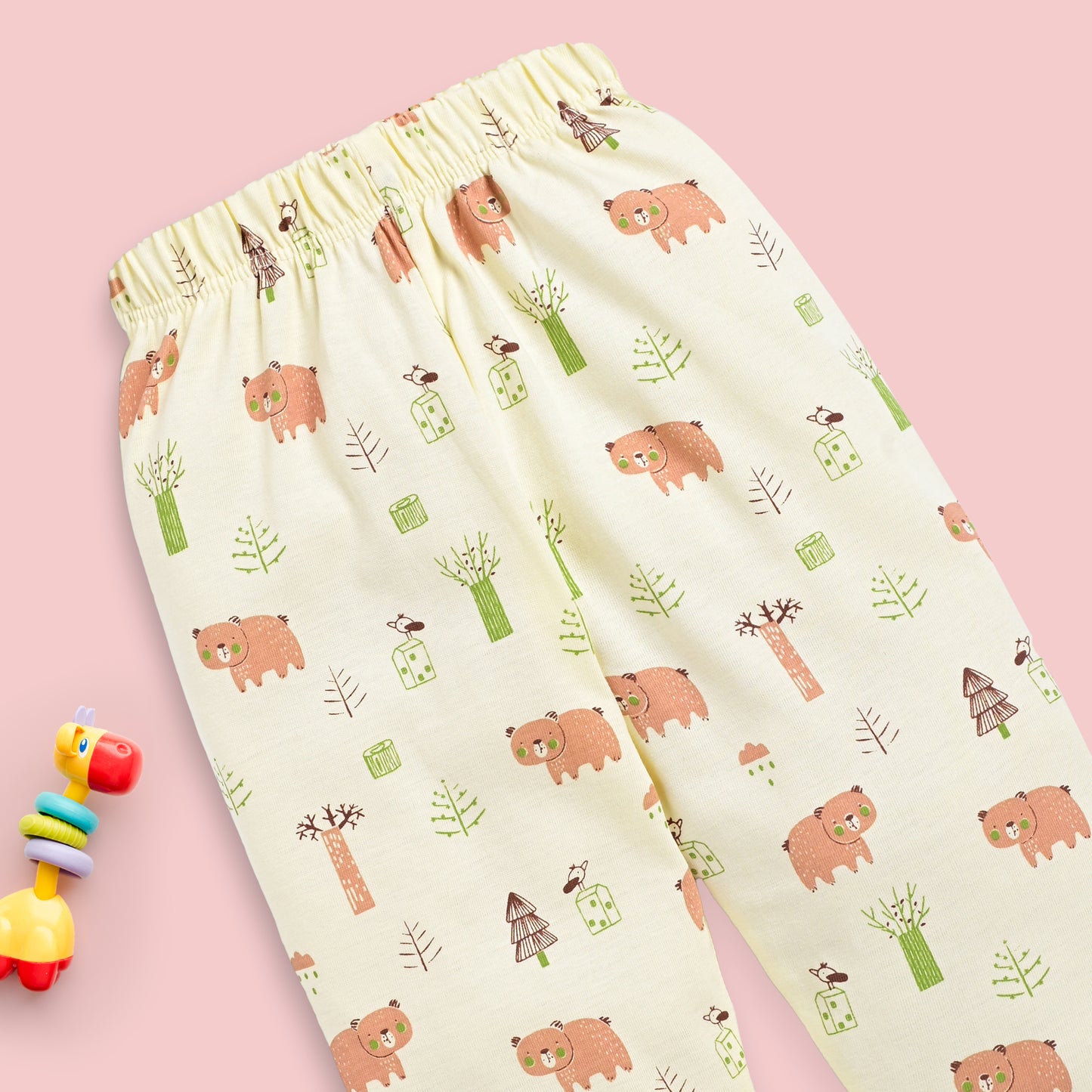 Baby Boys & Baby Girls Pack Of 3 Pyjama 100% Cotton
