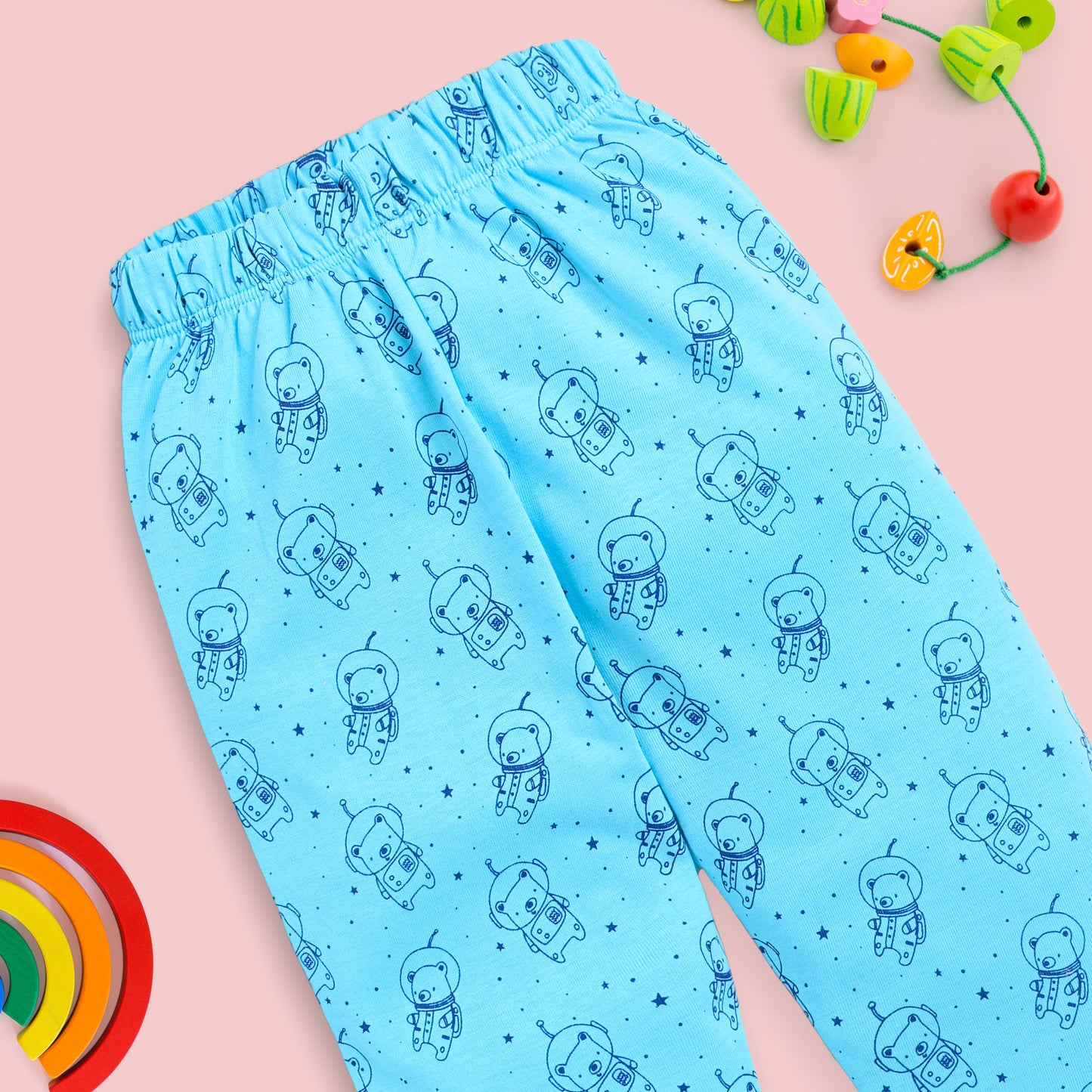 Baby Boys & Baby Girls Pack Of 3 Pyjama 100% Cotton