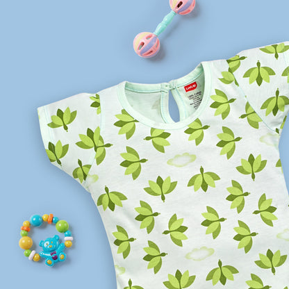 Baby Girls Pack Of 5 Half Sleeve Top 100% Cotton
