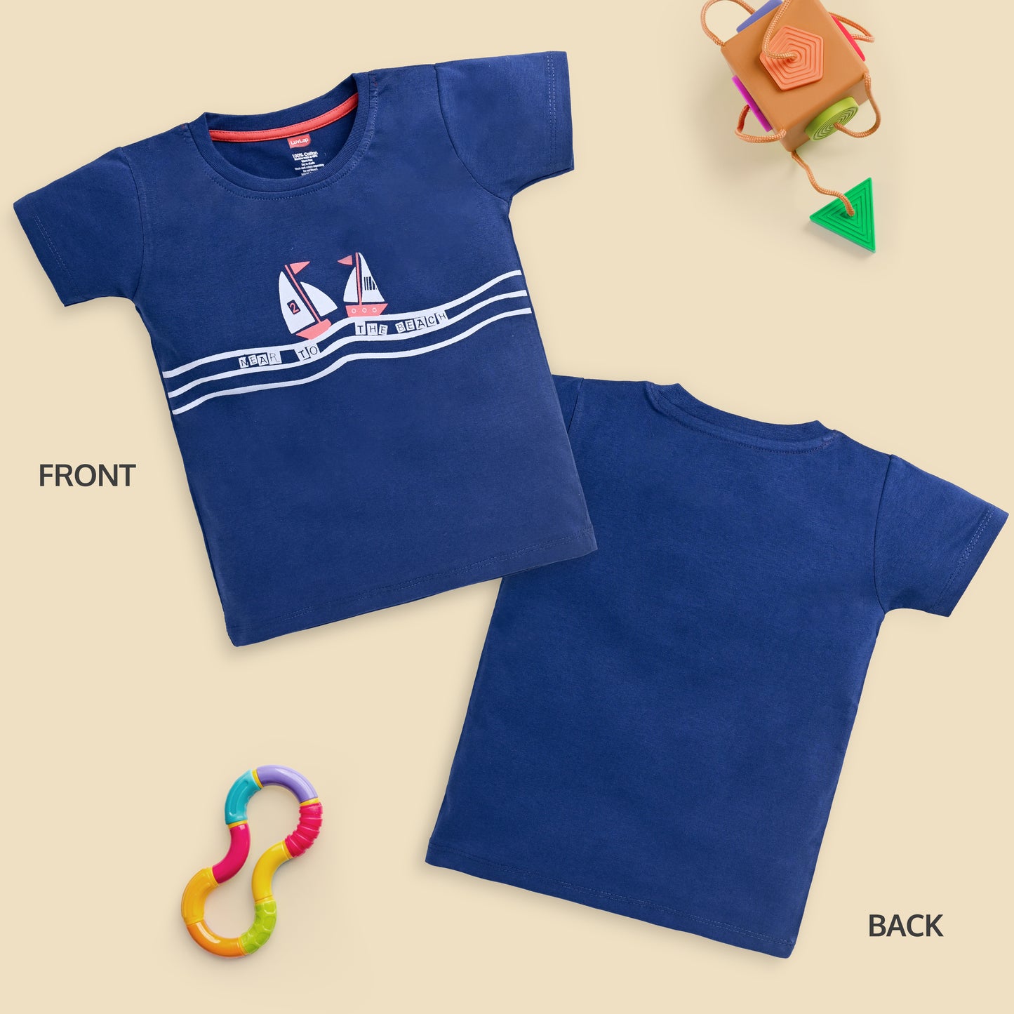 Boy's Cartoon Regular Fit HS T-Shirt-PO5