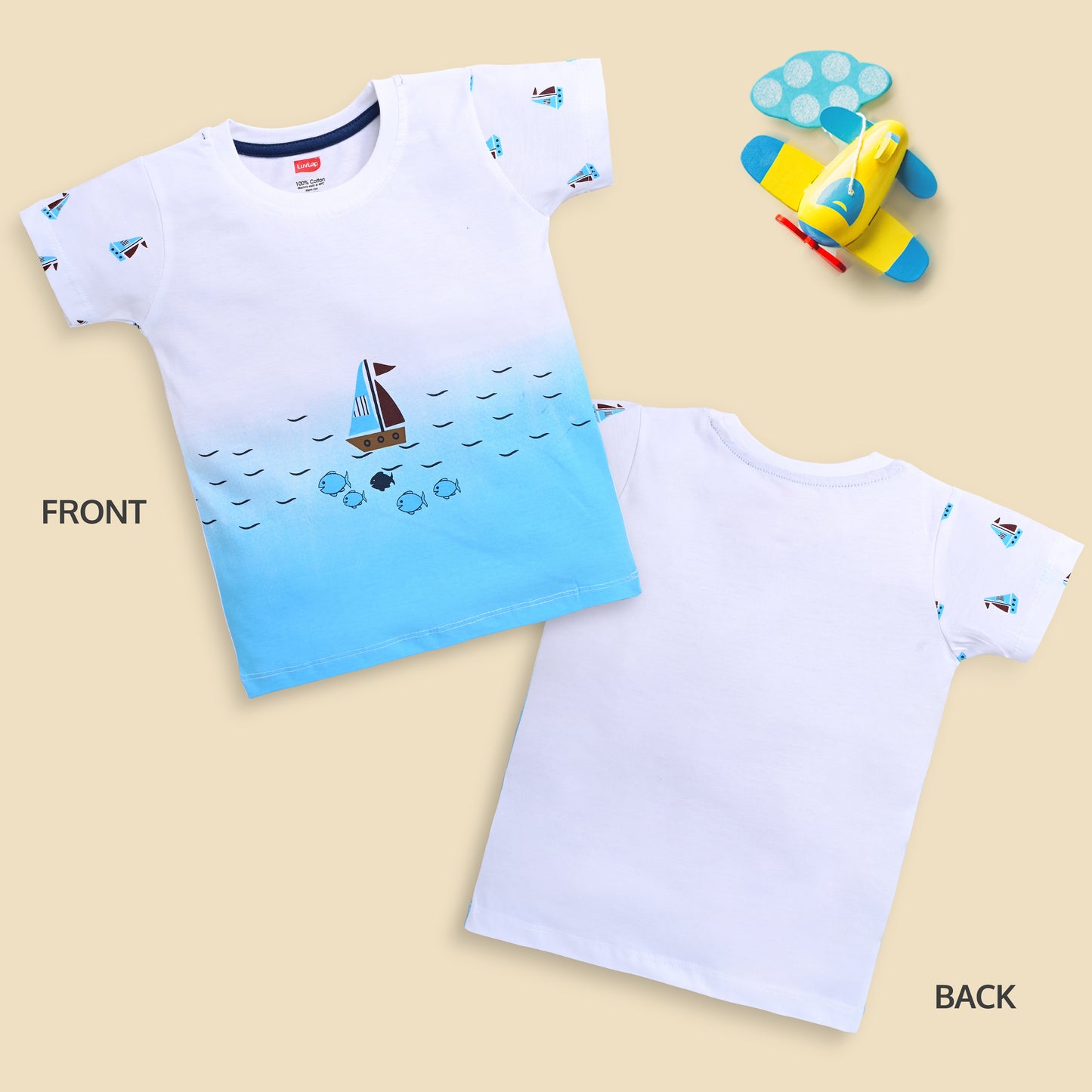 Boy's Cartoon Regular Fit HS T-Shirt-PO5