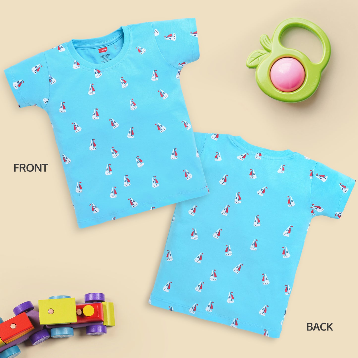 Boy's Cartoon Regular Fit HS T-Shirt-PO5