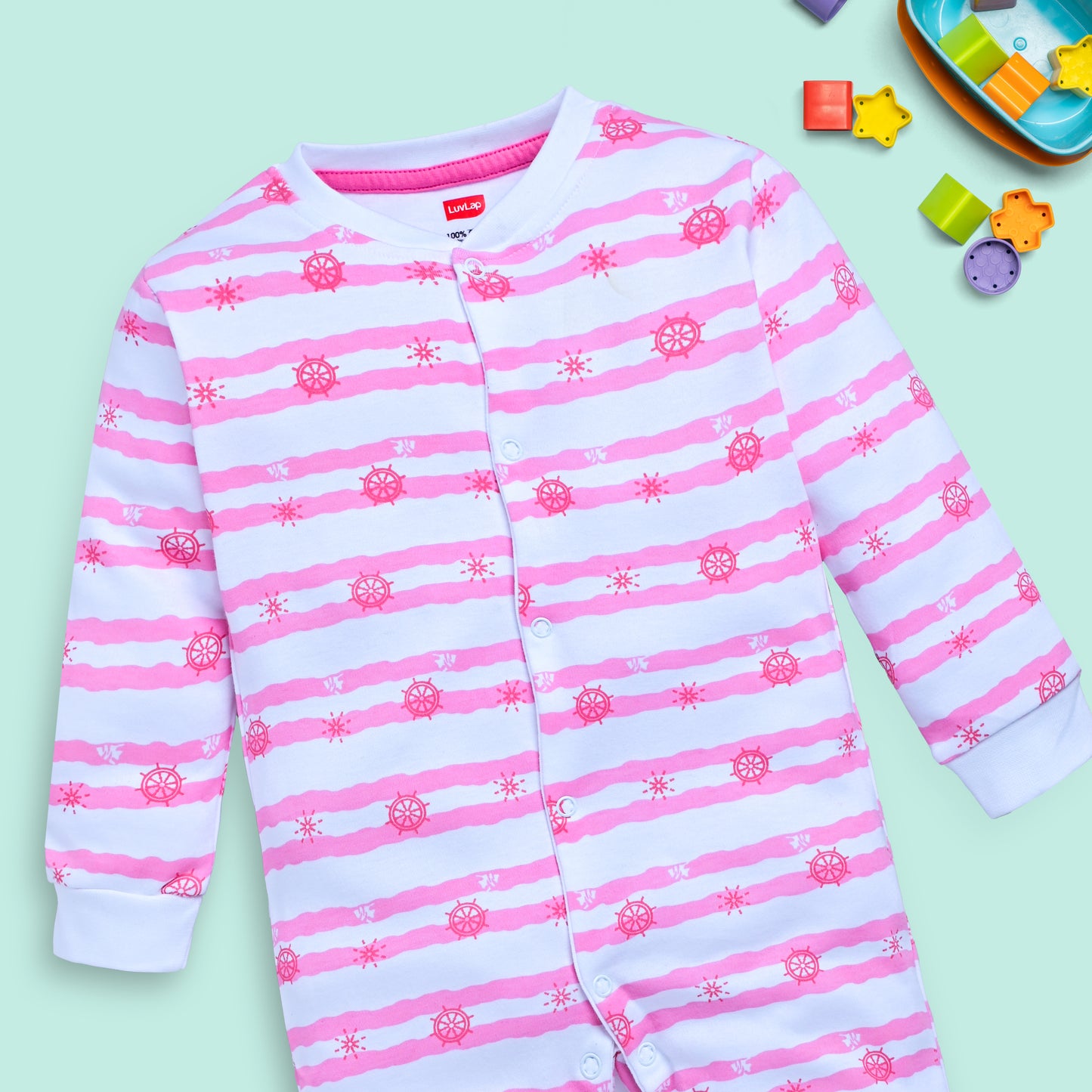 Baby Boys & Baby Girls  Pack Of 3 Full Sleeve Romper/Bodysuit 100% Cotton