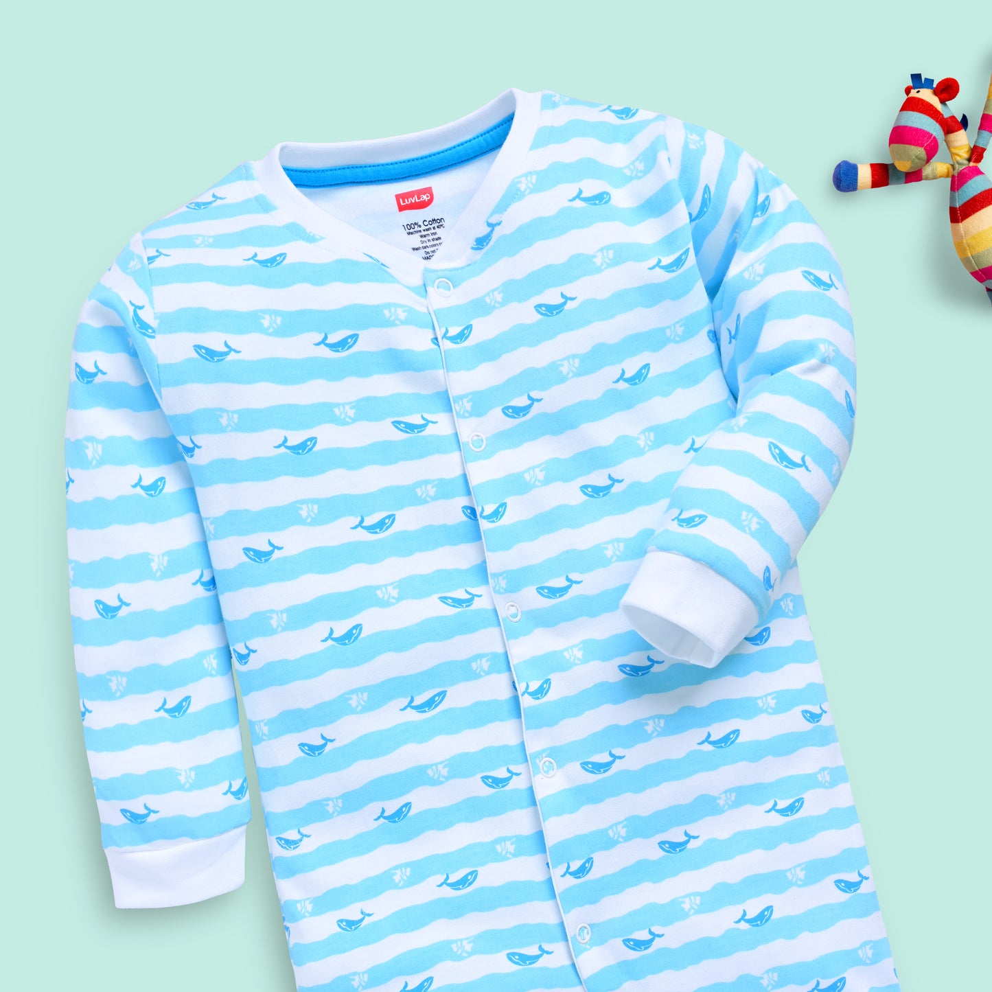 Baby Boys & Baby Girls  Pack Of 3 Full Sleeve Romper/Bodysuit 100% Cotton