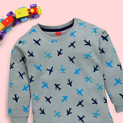 Baby Boys Pack Of 4 Full Sleeve T-Shirt 100% Cotton