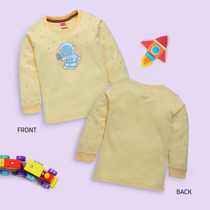 Baby Boys Pack Of 4 Full Sleeve T-Shirt 100% Cotton