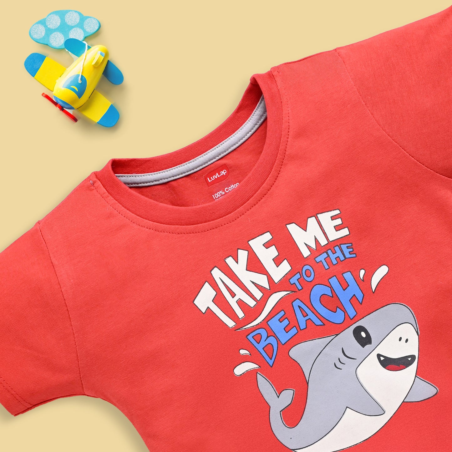 Baby Boys Pack Of 3 Half Sleeve T-Shirt & Shorts Set 100% Cotton