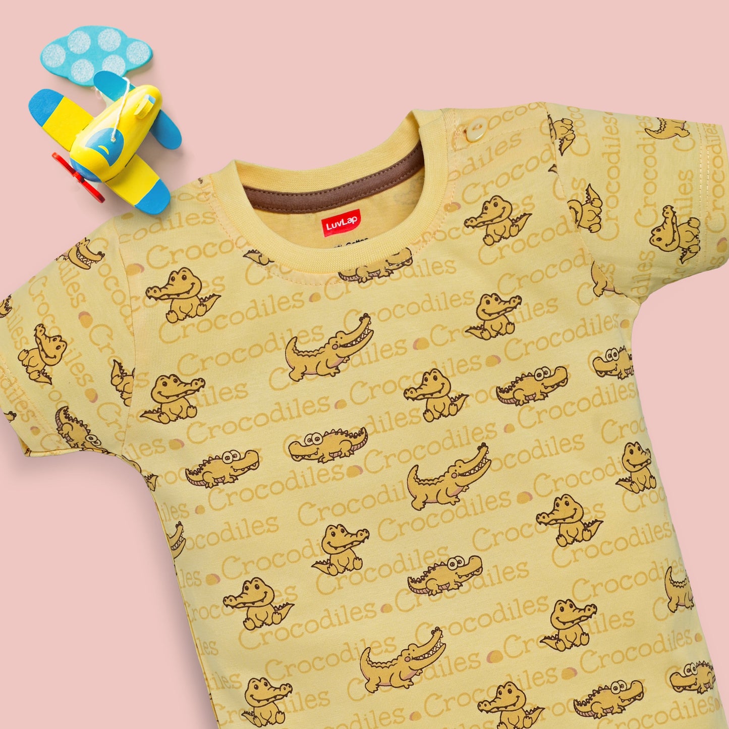 Baby Boys Pack Of 3 Half Sleeve T-Shirt & Shorts Set 100% Cotton