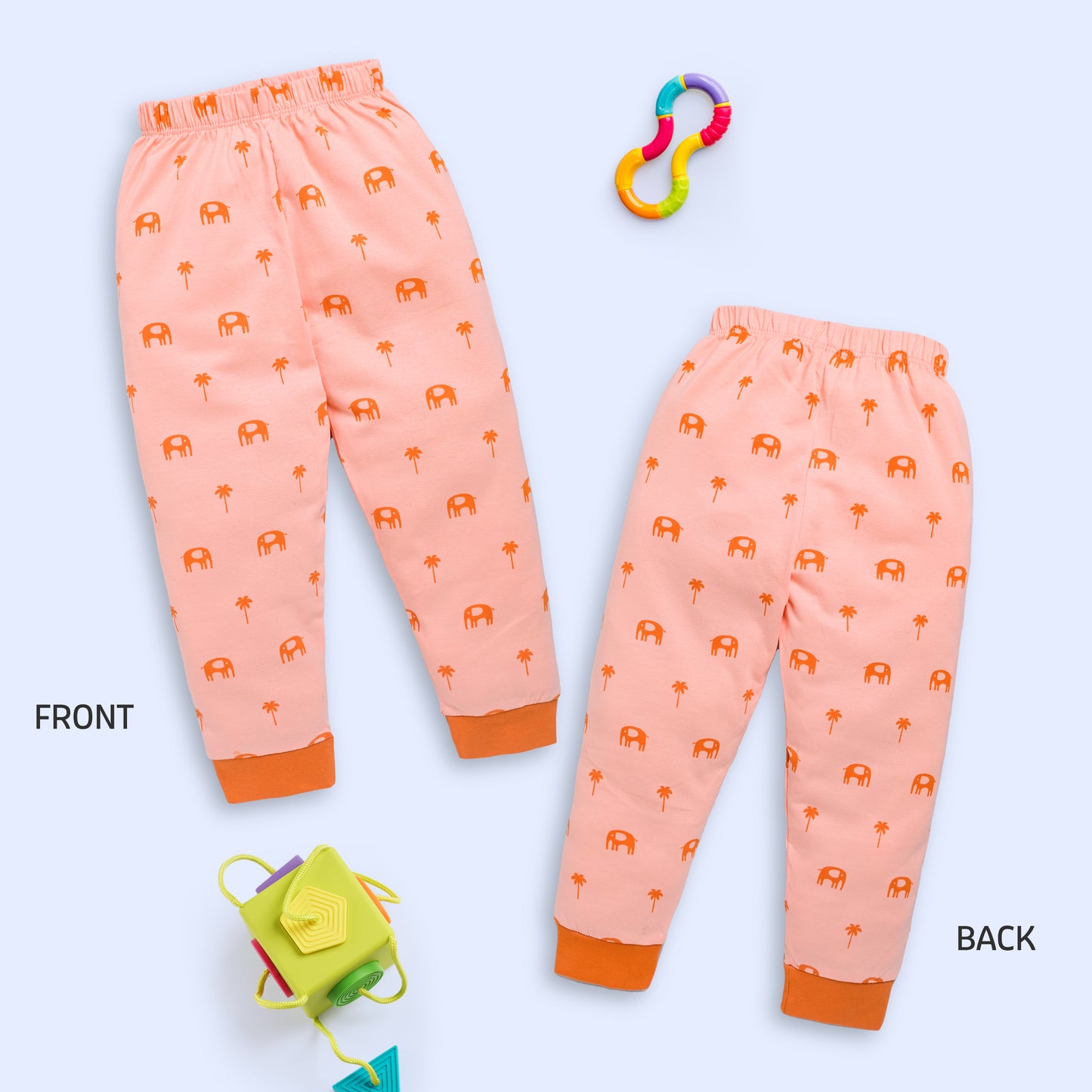Baby Boys & Baby Girls Pack Of 3 Pyjama 100% Cotton