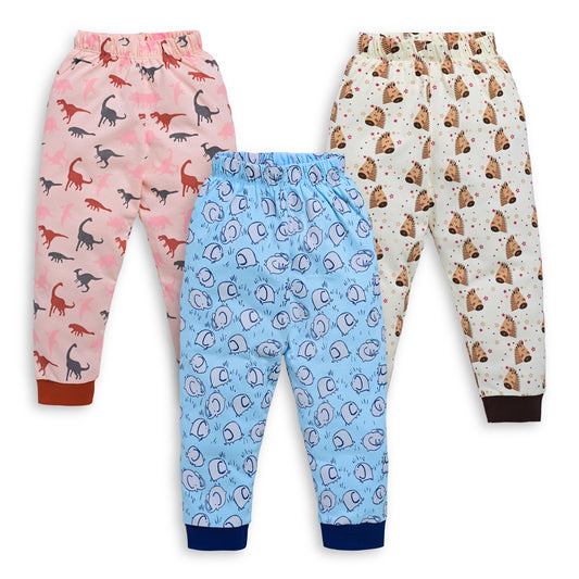 LuvLap Baby Boys & Baby Girls Pack Of 3 Pyjama 100% Cotton