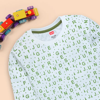 Baby Boys Pack Of 3 Full Sleeve T-Shirt & Pyjama Set 100% Cotton