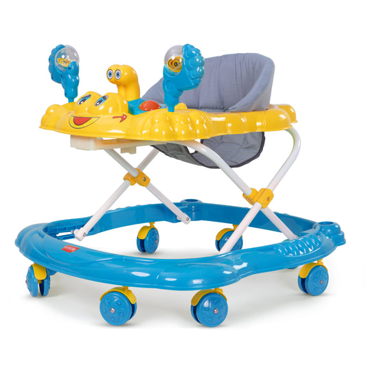 Starshine Baby Walker 9+ Months | 3 Level Height Adjustment Walker/Advanced Baby Activity Walker, Blue