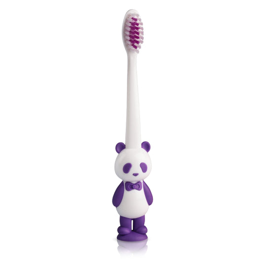 Panda Toothbrush with 12000 Nano Floss Bristles, Multicolor (Assorted - Colors may vary)