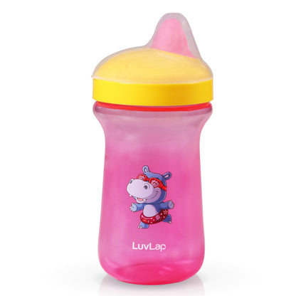 Happy Hippo Hard Spout Sipper (Pink)