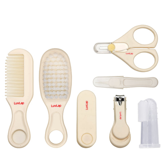 7 In 1 Baby Oral Care, Nail And Hair Grooming Set