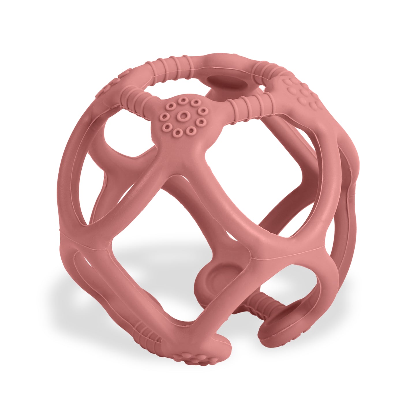 Silicone Ball Teether, Pink
