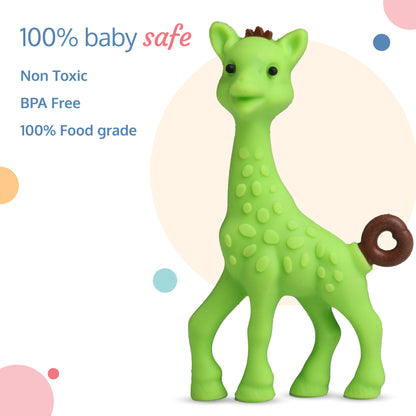 Tiny Giffy Silicone Teether (Green)