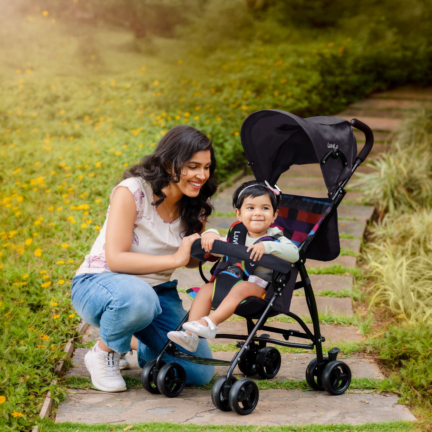 Tutti Frutti Baby Stroller Buggy, Black