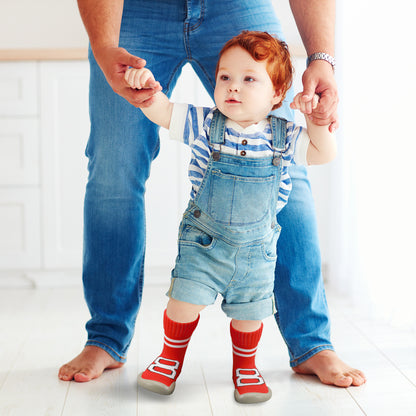 Baby Sock Shoes, Red 88, Large