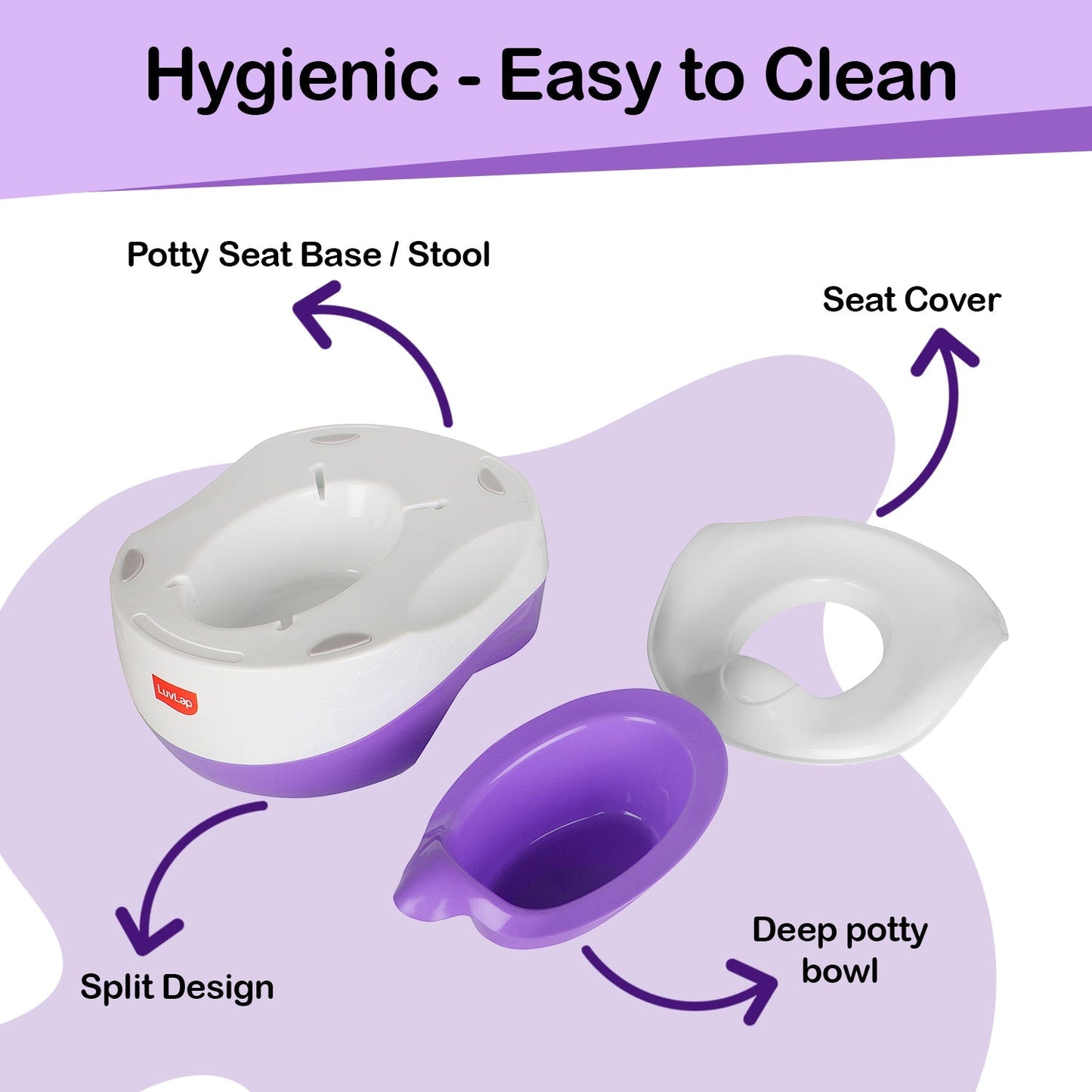 Classic Baby Potty Seat, Purple