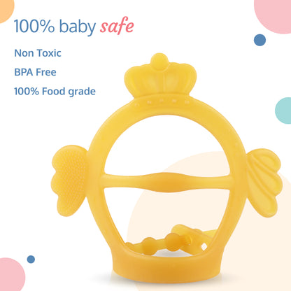 Baby Silicone Teerher with adjustable Wristband design