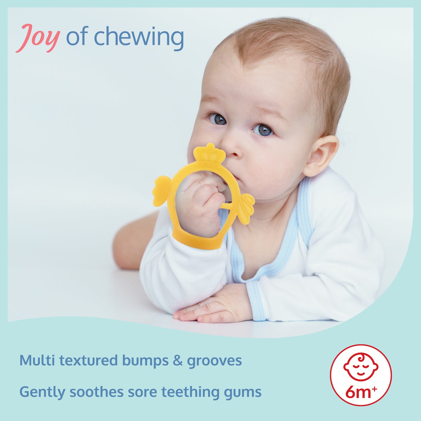 Baby Silicone Teerher with adjustable Wristband design