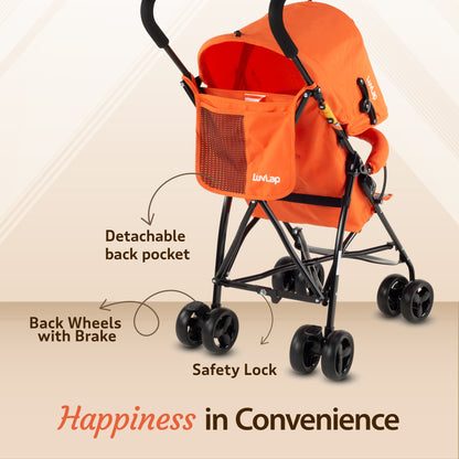 Tutti Frutti Baby Stroller Buggy, Orange