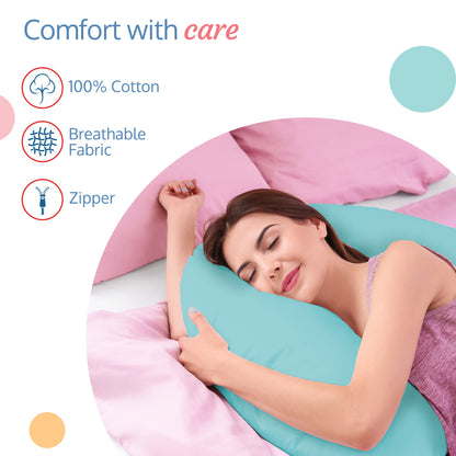 C - Shaped Pregnancy Pillow - Blue Radiance