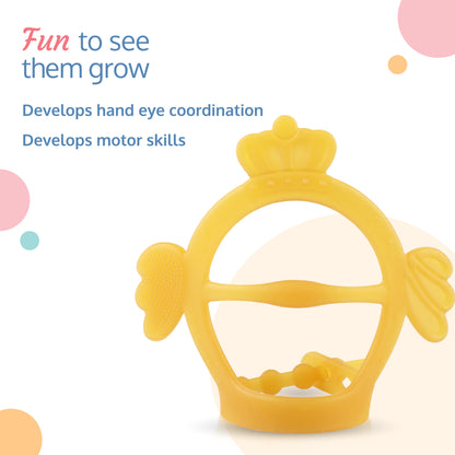 Baby Silicone Teerher with adjustable Wristband design