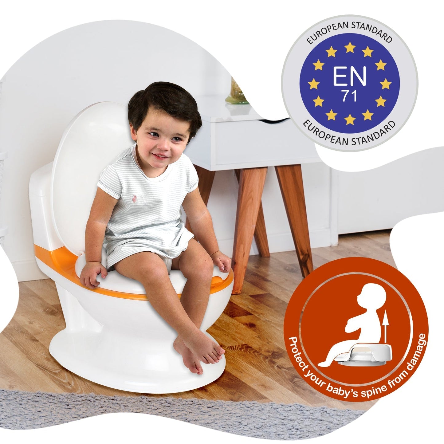 Comfy Baby Potty Seat, Orange