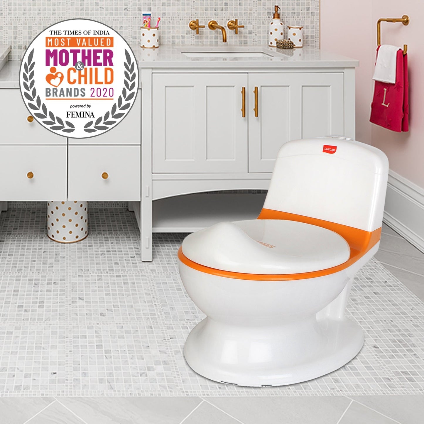 Comfy Baby Potty Seat, Orange