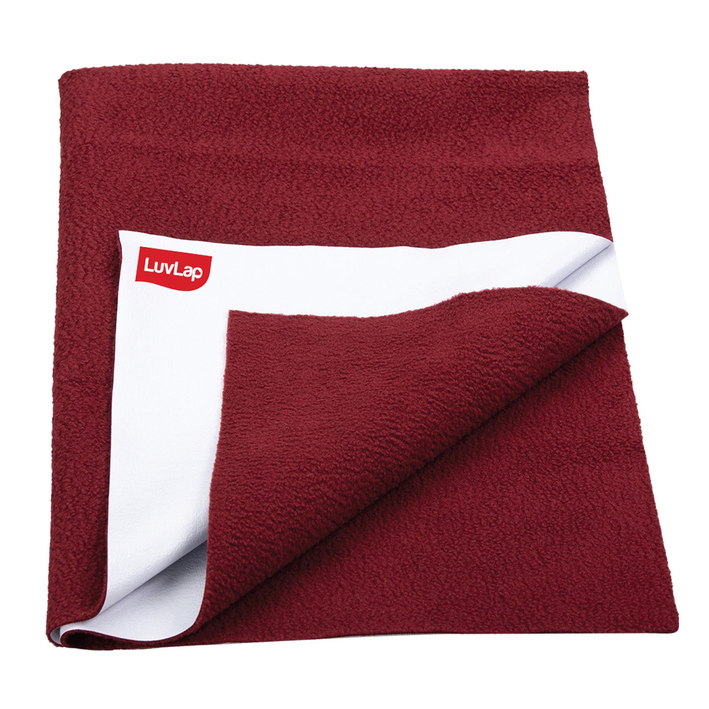 Instadry Baby Bed Protector, Maroon, Medium