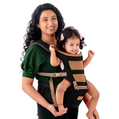 Royal Hip Seat Baby Carrier, Black