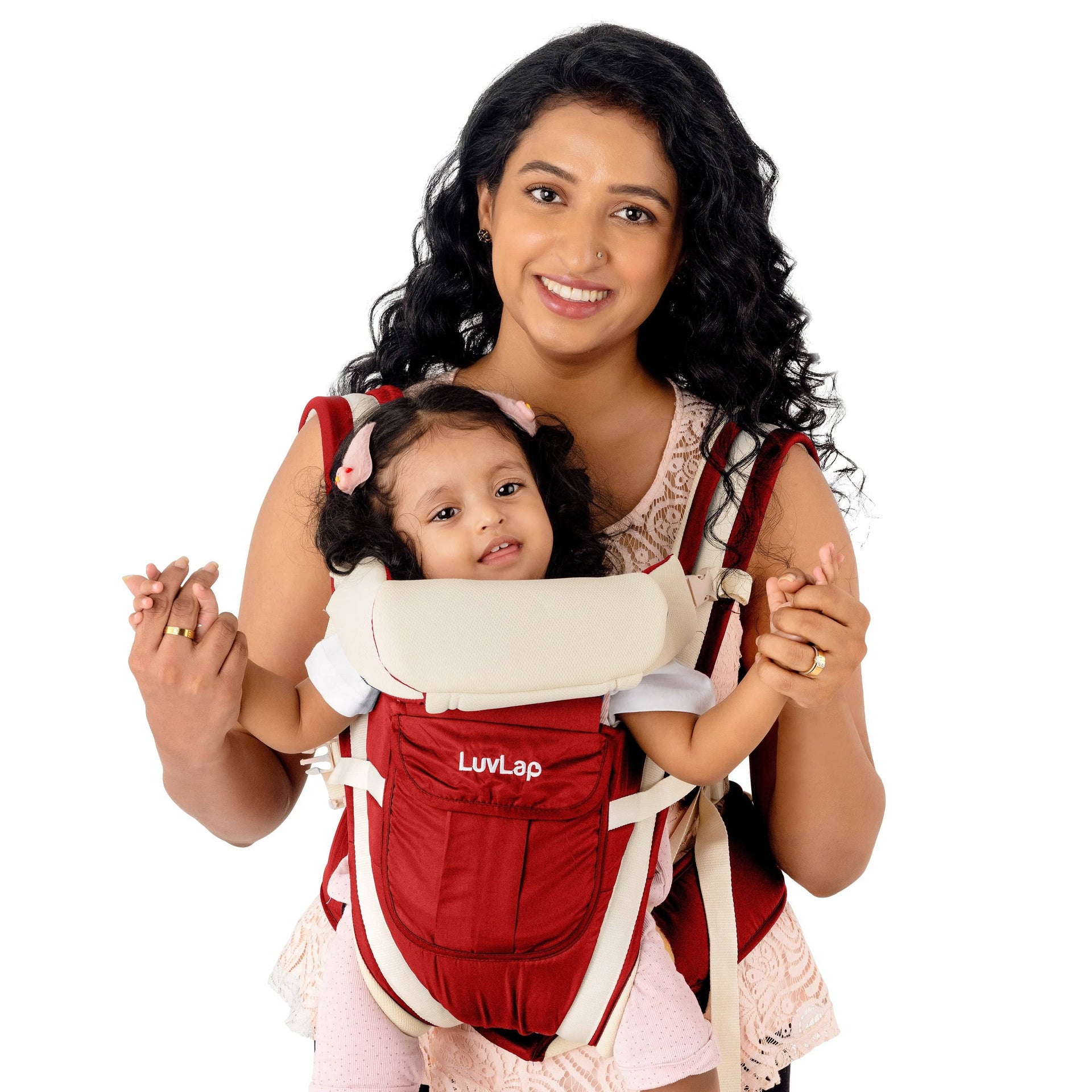 LuvLap Elegant Baby Carrier with Breathable Mesh