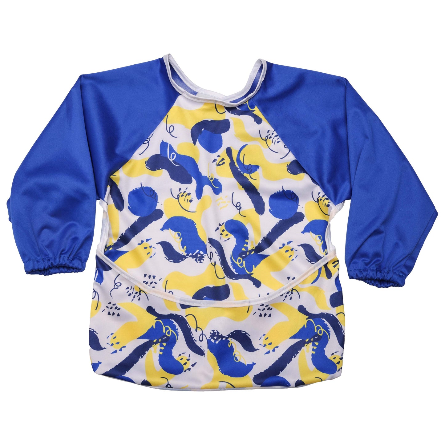 Baby Long Sleeve Bib,  Blue