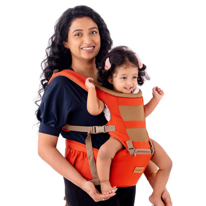 Royal Hip Seat Baby Carrier, Orange